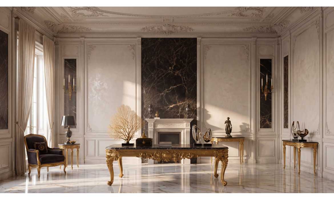 Objet de décoration haut de gamme : la Gorgone ocre du Madagascar par MAISON IMPERIALE, l'élégance de la nature